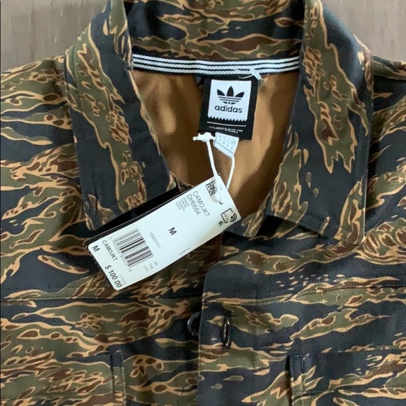 Adidas skateboarding skate jacket camo size medium - Picture 3 of 5